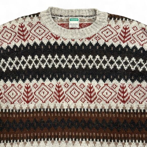 United Colors Of Benetton Multicolor Crewneck Sweater - Picture 3 of 10